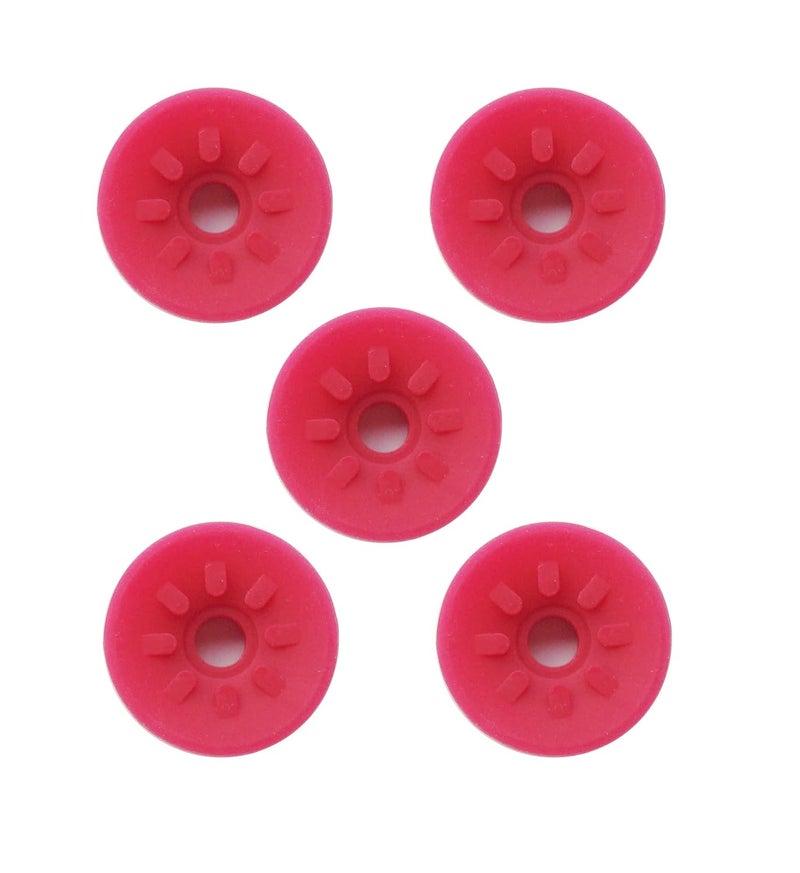 SICODA Industrial Flat Vacuum Suction Cup F Series Single-Layer Silicone Robotic Arm Accessory with Ribs,Pack of 5 pcs (F20) - Image 2